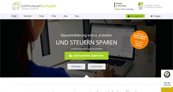 Desktop Screenshot of lohnsteuer-kompakt.de
